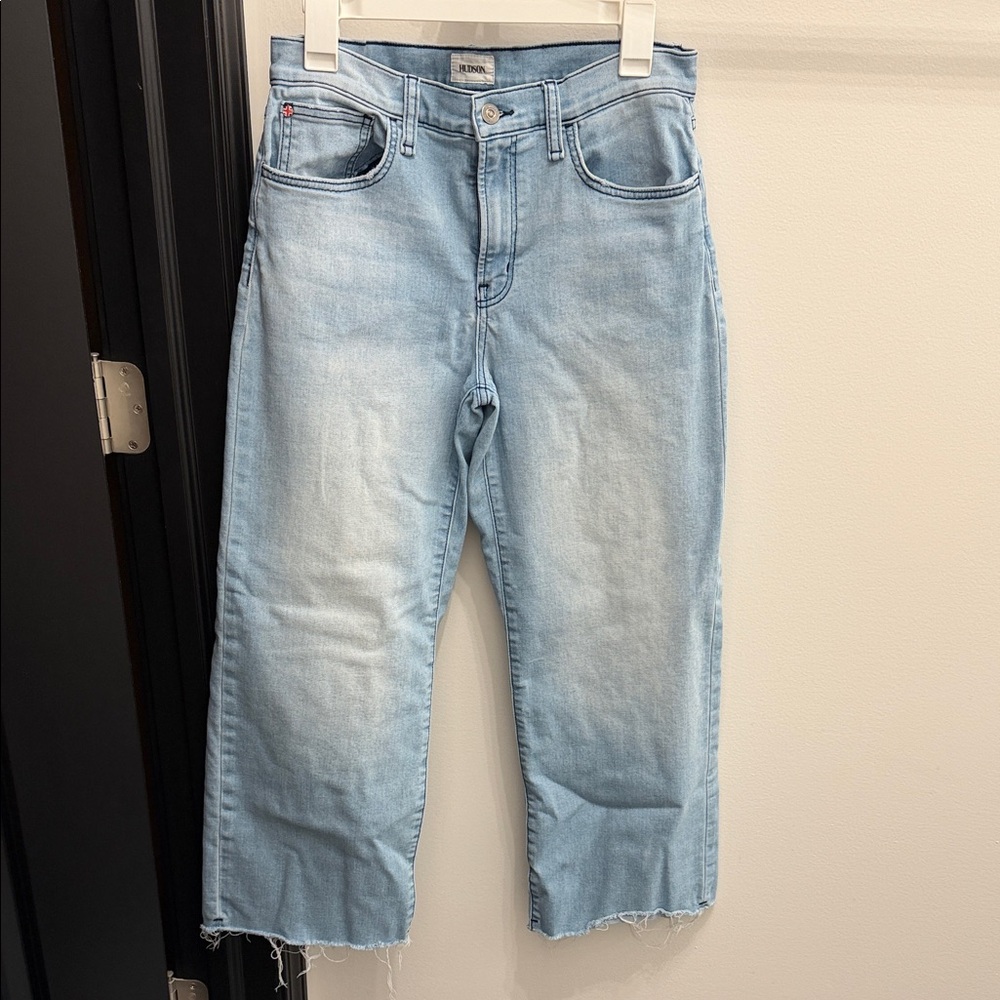 Hudson Jeans Sky Blue Wide Leg Denim
